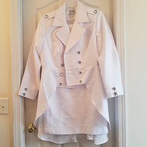 Two piece suit shirt and jacket